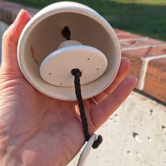 Vintage Sandstone Creations Arizona handpainted signed quail wildchime bell - Picture 8 of 8